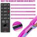 Naveso Crepe Iron for Hair | Adjustable Temperature Hair Crimper for Volume & Fluffy Hairstyles | 5 Heat Settings & Ceramic Plates - Buy Online on SooperMarket.com