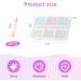 URAQT Chrome Nail Powder Set - 6 Colors Holographic Glitter Dust Powders for Manicure - Mirror Effect Pearl Pigment with Sponge Brush - DIY Nail Art Decoration - Buy Online on SooperMarket.com