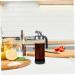 Alipis Automatic Opening and Closing Oiler Glass Oil Pot Glass Dispenser Clear Container Oil Bottle Soy Sauce Bottle Kitchen Oil Pot Soy Sauce Container Stainless Steel Pp Soy Sauce Rack - Buy Online on SooperMarket.com