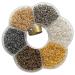Chenkou Craft 1 Box 6 Colors 3000pcs 5mm Small Open Jump Ring & Ring Jewelry Keychain Making from with 1 pc Jump Ring Open/Close Tool and 1 pc Clear Box (5mm)