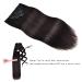 Double Weft Remy Human Hair Clip In Extensions 12 Inch #1B Natural Black - 70g 7pcs Silky Straight - Pack of 7 - Shop Now! - Buy Online on SooperMarket.com
