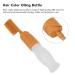 110ml Hair Color Oiling Bottle Root Comb Applicator - Safe & Environmentally Friendly | Squeeze Applicator with Dots for Hair Coloring & Oiling Care - Buy Online on SooperMarket.com
