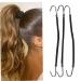 10 Pcs Horse Chant Rubber Elastic Hook Hair Bands - Premium Hair Jewelry & Styling Tools for Women - Buy Online on SooperMarket.com