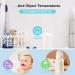 Touchless Digital Infrared Thermometer for Adults and Kids - LCD Screen, Memory Recall, Fever Alarm - White - Buy Online on SooperMarket.com