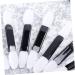 Gogogmee 100pcs Make up Applicators for Face Dual Sided Eyeshadow Brush Makeup Eyeshadow Brush Smudge Brush M White - Buy Online on SooperMarket.com