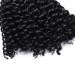 Tess Curly Crochet Hair Extensions - Short Water Wave 8 Synthetic Braids | 3 Bundles Natural Black (90g) - Buy Online on SooperMarket.com