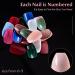 500pcs Coffin Nails - Acrylic False Nail Tips for Salons & DIY - 10 Sizes Ballerina Style - Buy Online on SooperMarket.com