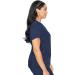 Med Couture Touch Women's V-Neck Shirttail Top - Navy (Medium) - Buy Online on SooperMarket.com