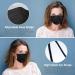 100 Pcs Black Disposable Face Masks - 3 Ply Protective Masks - Buy Online on SooperMarket.com
