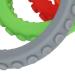 4PC Baby Biting Rings - Silicone Chicken Teething Toys - Red Orange Gray Green - Dishwasher & Fridge Safe - Ideal for Boys & Girls - Buy Online on SooperMarket.com
