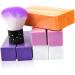 minkissy 1 Set Nail Block Bulk Nail Files Sand Paper Nail Sanding Buffer Nail Art Brush Nail Brush Remover Buffer Block Tools Nail Cleaner Brush Nail Polish Block Purple Paint Manicure - Buy Online on SooperMarket.com