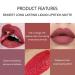 6 Colors Matte Lipstick Set for Women | Long-Lasting & Waterproof Lip Gloss | Non-Stick Cup | Lip Makeup Gift Set - Color A - Buy Online on SooperMarket.com