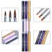 Kalolary 3PCs Acrylic Nail Brushes - Perfect Gel Nail Art & Design Accessories for Professional Nail Care - Buy Online on SooperMarket.com
