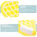 BELLIFFY Box Rabbit Toilet Ferret Litter Sand Bath for Hamsters Dwarf Hamster Toilet Bunny Potty Rat Plastic 25X19X10CM Yellow - Buy Online on SooperMarket.com