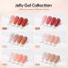 Modelones Gel Nail Polish 6 Colors Jelly Gel Polish Transparent Sheer Nude Neutral Nail Polish Soak Off UV Gel Nail Kit DIY Nail Art Salon Manicure Gifts for Women Girls Jelly Nude - Buy Online on SooperMarket.com