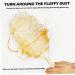 1PC Lambswool Duster with Wooden Handle 21 Inch Anti-Static Feather Duster Flexible Dusters for Cleaning Ceiling Fans Computer Screens Bookshelves 54cm - Buy Online on SooperMarket.com