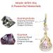 2024 NEW Lymphflow Magnetogen Earrings Lymphatic Magnetotherapy Germanium Earrings Halolux Lymphvity Magnetic Therapy Acupuncture Earrings Lymph Drainage Earrings Jewelry For Women Purple - Buy Online on SooperMarket.com