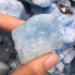 Crystal Natural raw Aquamarine Quartz Crystal Rough Rock Gemstone Natural Gemstones and Minerals Suitable for Home Office Decoration FZUGEDRLI