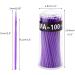 Surplex 400pcs Micro Applicator Brushes - Purple | Ideal for Makeup, Nail Art, and Painting - Buy Online on SooperMarket.com