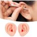 Practice Ear Model Soft Elastic Jewelry Display 1 Pair Ear Model for Beginner for Piercing Salon(Light Skin Color) - Buy Online on SooperMarket.com