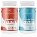 TRUE PROTOCOLS - Immune Protocol (2 items) - Immune Support (90 Caps) & Vitamin D-K2 Balance (120 Caps) - Bioavailable Capsules For Optimal Immune System Support Bone Cardiovascular & Overall Health - Immune System Booster - Non-GMO Supplements