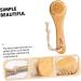 Housoutil Horse Hair Face Brush - Gentle Exfoliating Pore Cleaner & Facial Cleansing Brush for Dead Skin Removal - Buy Online on SooperMarket.com