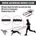 Plutus Pet Hands Free Dog Lead | Dual Handle Retractable Bungee Lead | Reflective Stitches | Adjustable Waist Lead for Medium Large Dogs - Red - Buy Online on SooperMarket.com