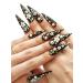 Kalolary 120pcs Clear Dual Nail System - MOOLD ACYLL Stiletto Nail Extension Tips | Nail Art & Manicure Tools in 12 Sizes with Scale Drop Shape - Buy Online on SooperMarket.com