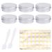 6 pieces jars jars 30ml jars with lids lip balm jars jars cream jars empty 6 x 30ml