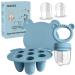 Mumez Baby-Frucht-Schnuller-practical baby food food set simple self-feeding trip with baby food pacifier feed dispenser for baby food freezing tablets included