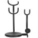 Ankroyu curved razor brush dry brush-compatible shaving brush holder for men iron alloy shaving brushes made of iron alloy