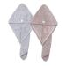 Shop M-bestl Hair Towel Turban - Quick-Dry Microfiber Towels (2 Pack) in Star Gray & Star Pink | Perfect for Fast Hair Drying - International Shipping Available - Buy Online on SooperMarket.com