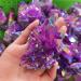 Beautiful Crystal Natural Quartz Amethyst Cluster Crystal StoneElectroplated Colorful Crysral Cluster Specimen Home Gifts 1pcs HOMEZHOU (Color : Colorful Cluster Size : 40 50g) 40 50g Colorful Cluster - Buy Online on SooperMarket.com