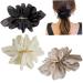 Chiffon Flower Hair Clips Set - 3PCS French Barrettes for Women and Girls in 3 Colors - Buy Online on SooperMarket.com