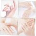 Healeved 6 Pairs Moisturizing Gel Socks Exfoliating Hand Treatment Hand Moisturizing Moisturizing Hands Hydrating Gloves Peel Gloves Non-Woven Fabric White - Buy Online on SooperMarket.com