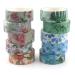 FKEYTO Washi Tape Set,15mm Wide x 5 Meters Long Great for Bullet Journal Supplies, Arts, Scrapbook, DIY Crafts, Planners 10 Rolls-A
