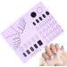 Silicone Nail Mat | Manicure Protector Mat for Nail Practice Nail Polish Coloring Practice Professional Nail Manicure Tools for Acrylic Fingernails - Buy Online on SooperMarket.com