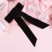 Minkissy Satin Ribbon Hair Bow Big Hair Bows Bowknot Hair Scrunchies Hair Barrettes Collection for Women Girls (Black) Women's Fashion Scarves - Buy Online on SooperMarket.com