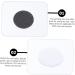 NOLITOY 1 Frosted Sheet Pedicure Tools for Feet Round Sanding Discs Manicure Grinding Slice Nail Set 2.5x2.5cm Black - Buy Online on SooperMarket.com