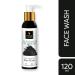 Good Vibes Activated Charcoal Face Wash | Deep Cleansing Formula for All Skin Types | Acne Control & Sebum Reduction | Paraben & Mineral Oil Free | 120 ml - Buy Online on SooperMarket.com
