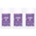 Schmidt's Lavender Tips Aluminum-Free Natural Deodorant Stick for Sensitive Skin 2.65 oz (3 Pack)