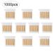 1000PCS Double Ended Cotton Swabs | Wooden Cotton Buds for Makeup Travel Ear Cleaning & Pets - Buy Online on SooperMarket.com