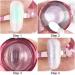 nail jelly stamper Nail Art Stamper Nail Stamping Templates with Silicone Heads DIY Manicure Print Tool Purple - Buy Online on SooperMarket.com