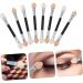 WOONEKY 30pcs Eye Shadow Stick Lipstick Applicator Sponge Eyeshadow Makeup Lip Gloss Make up Brush Aluminum - Buy Online on SooperMarket.com