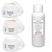 3x20g Acrylic Powder Set 3-50ml Liquid Clear - White - Make-Up Powder in Studio Quality (Pack of 4)