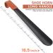 NINEMAX Long Handle Metal Shoe Horn for Seniors - 16.5 Boot Horn with Leather Handle for Men & Women - Buy Online on SooperMarket.com