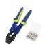 Booms Fishing CP1 Fishing Crimping Pliers, High Carbon Steel Fishing Plier Wire Rope Leader Crimping Tool, 10 inch Crimpers Swager with Ergonomic Handle Blue with 140pcs Sleeves