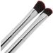 Eyeshadow Brush Silver Professional Soft Hair Eyelid Brush Double Ended Ergonomic for Makeup Artist for Home - Buy Online on SooperMarket.com
