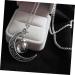 FOYTOKI Necklaces Women Chain Moon Necklace Women Necklace Dandelion Necklace Miss Jewelry Dried Flowers - Buy Online on SooperMarket.com