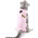 Ranphy Cat Recovery Suit for Abdominal Wounds or Skin Diseases Soft Cotton Surgical Recovery Shirt Breathable E-Collar Alternative After Surgery Home Indoor Anti Licking Clothes Pink M M(Chest:34cm Back:25cm Neck:24cm) pink - Buy Online on SooperMarket.com